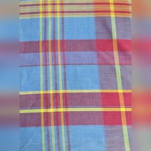 New Colorful Plaid Fabric, 3yds, Material, S1-O
